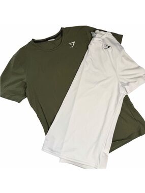 Lot of 2 Gymshark Shirts size L Like New